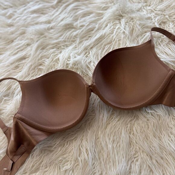 Skims Ultimate Push up Plunge Bra Sienna Size 34DDD - Picture 9 of 10